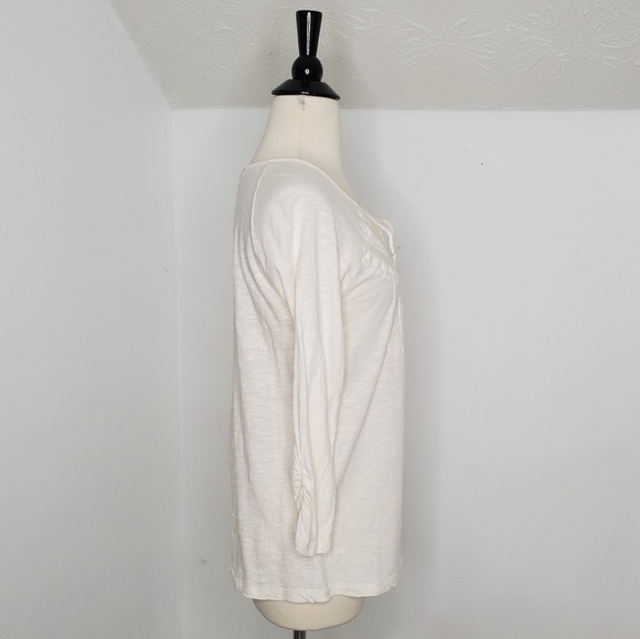 Lucky Brand Boho Peasant Top - Picture 2 of 6